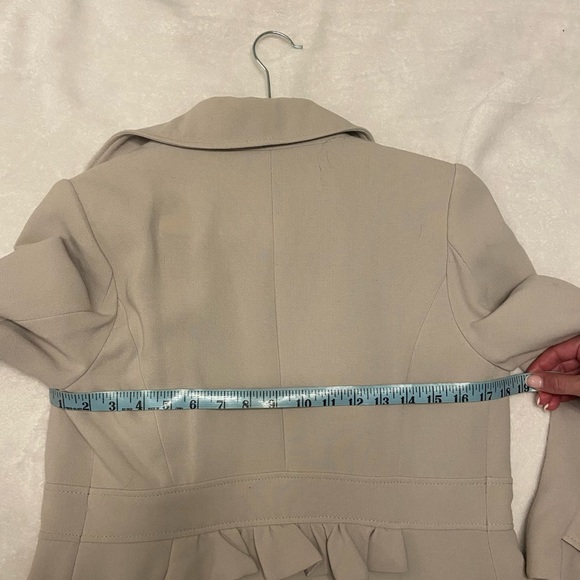 H&M Medium Length Size 6 Light Grey Coat - Picture 9 of 9